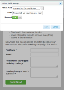 How to avoid using custom fields in Infusionsoft